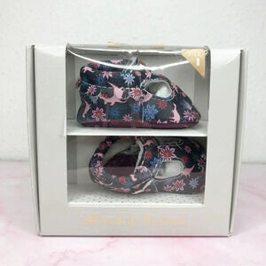 Freshly Picked Mary‎ Jane Dinos & Dahlias size 1 infant Rare Discontinued Style